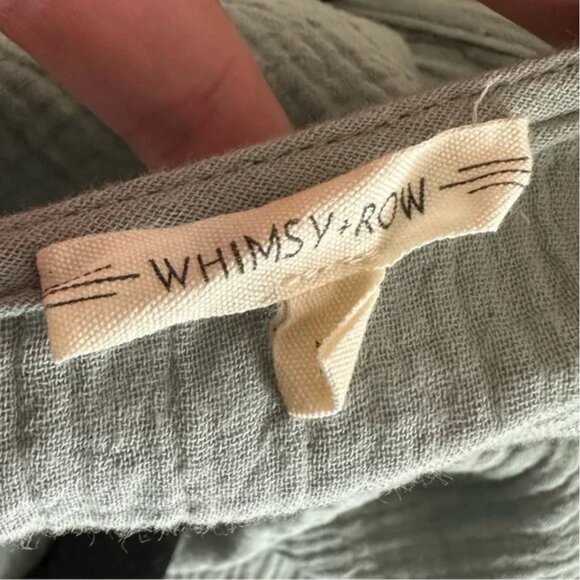 Whimsy + Row Westley Jumpsuit with Tie Belt 100% Organic Cotton - M - Picture 6 of 8